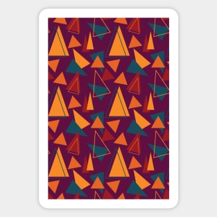 Triangle Seamless Pattern 013#002 Sticker